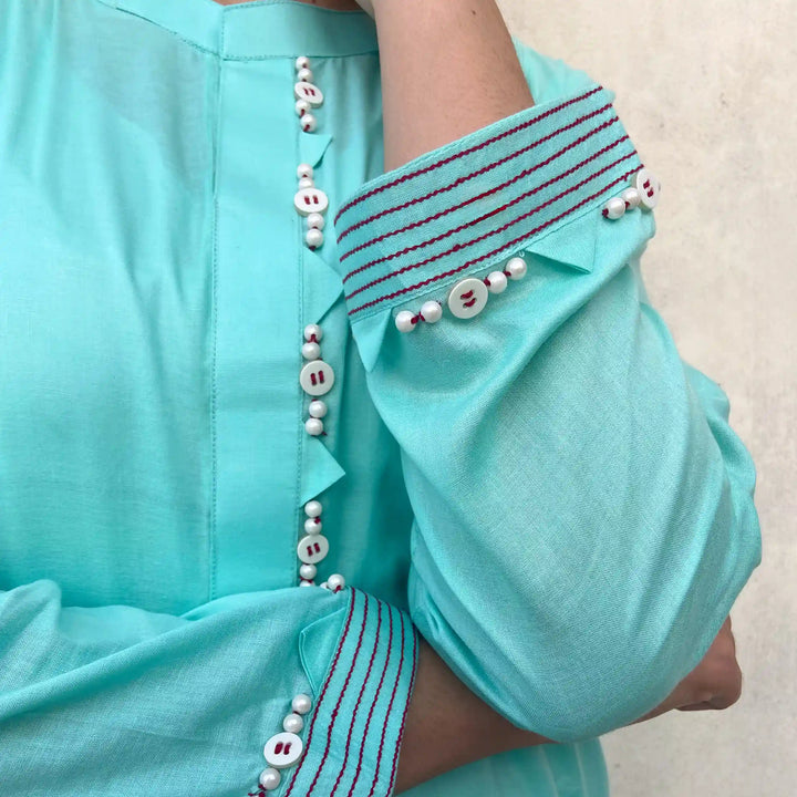 Aqua Lawn Shirt image 2