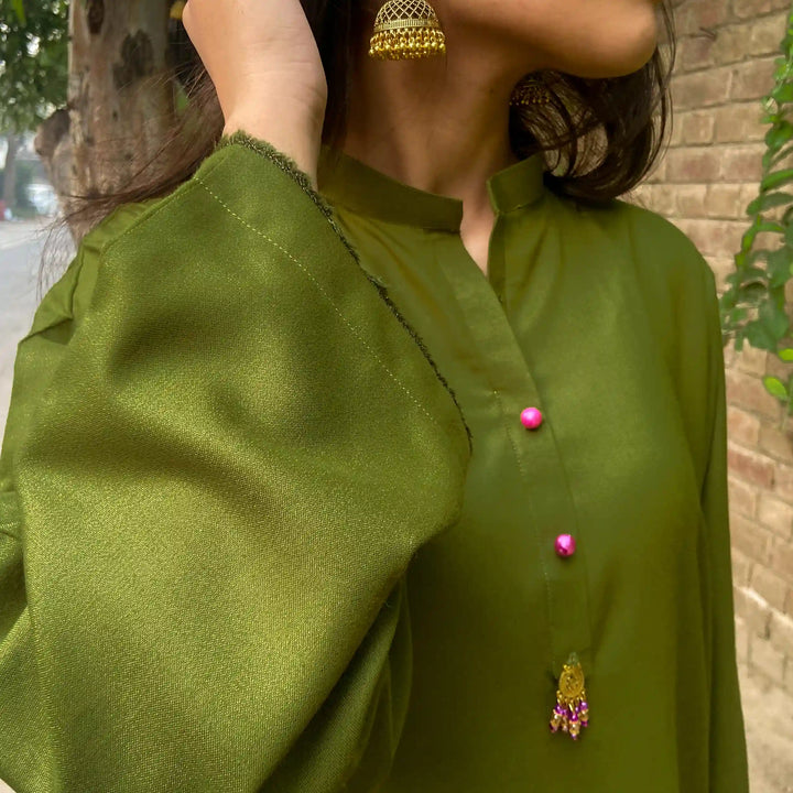 Olive Green Two Piece image 2