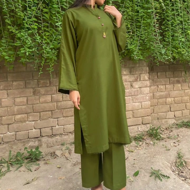 Olive Green Two Piece image 3